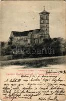 1902 Gyulafehérvár, Alba Iulia; Templom a várban. Atelier Bach / Festungsdom / castle, church (Rb)