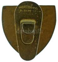 1943. "Diósgyőr-Vasgyári Jószerencse Dal- és Önképzőkör" zománcozott bronz dalos gomlyukje...