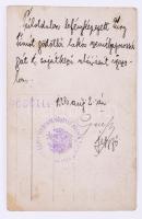 Tury Timót kapucinus rend tag 2 fotólapja, egyiken aláírásával