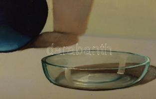 Molnár Z. János (1880-1960): Csendélet. Olaj, karton, jelezve jobbra lent. Dekoratív fakeretben, 50x...