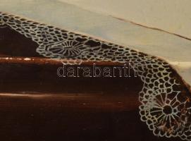 Molnár Z. János (1880-1960): Csendélet. Olaj, karton, jelezve jobbra lent. Dekoratív fakeretben, 50x...