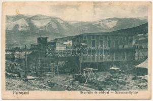 Petrozsény, Petroseni, Petrosani; Separatia de carbuni / szénosztályozó / coal mine, coal classification plant (ázott / wet damage)