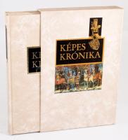 Képes Krónika I-II. kötet. [Latin nyelvű hasonmás és magyar nyelvű tanulmánykötet.] A latin eredeti ...
