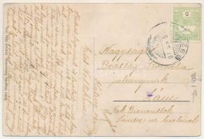 1916 Hátszeg, Hateg; Biserica gr. cat., Casa vicariala gr. cat. / görögkatolikus templom, paplak. Ad...