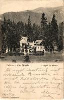 1904 Sinaia, Corpul de Garda. Editura J. Schwarzfeld / castle, garrison, guards (Rb)
