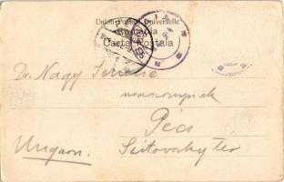 1904 Sinaia, Corpul de Garda. Editura J. Schwarzfeld / castle, garrison, guards (Rb)