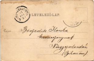 1901 Szinérváralja, Szinyérváralja, Seini; templom, Boér Károly üzlete / church, shop (fl)