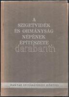 Kiss Tibor: A Szigetvidék és Ormányság népének építészete. 1943, Magyar Építőművészet. Kiadói papírkötés, ráragasztott fólia borítóval, kopottas állapotban.