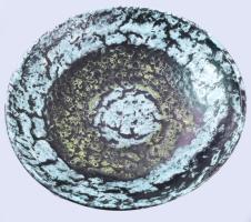 Mihály Béla dísztál. Jelzett, kis kopással, d: 30 cm