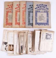 Magyar Dolgozók Országos Sakk Szövetsége 70 darab fényképez igazolvány, zömmel fényképpel + Magyar Sakkvilág folyóirat 5 darab száma