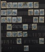 1850-1900 Több száz bélyeget tartalmazó tétel maradvány jó, értékekkel, közte osztrák bélyegek is, 3...