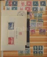 Csehszlovákia gyűjtemény 1919-től az 50-es évekig, jobb értékekkel, benne Kelet-Szilézia 10 lapos be...