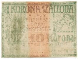 1920 k. Nyíregyháza 10K "Korona Szálloda" T:AU Adamo NYÍ-2.1