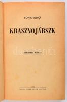 Rónai Ernő: Krasznojárszk. Nagyvárad, 1940, Grafika. Félvászon kötés, ráragasztva az eredeti borító,...