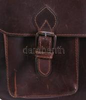 Bőr aktatáska, válltáska jó állapotban 30x40 cm