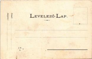 1902 Előpatak, Valcele; Főkút és svájci ház, fürdő. J.M.N. / fountain, spring source, spa (fl)