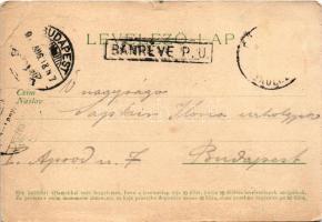 Bánréve, vasútállomás. Forstné Váncza Emma festészeti és fényképészeti műterme kiadása (Miskolc) (sz...