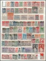 Oroszország és Szovjetunió 1865-1956 150 klf bélyeg, köztük sorok is, A/4-es berakólapon