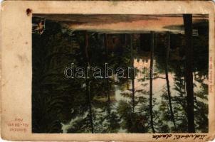 1907 Kisbér, Pokol domb. Haftl Kálmán kiadása (EM)