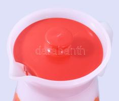 Retro teás kancsó, műanyag fedéllel 19 cm