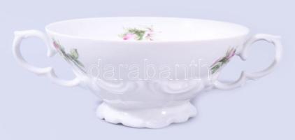 4 db buillon leveses csésze, matricás, jelzett, hibátlan