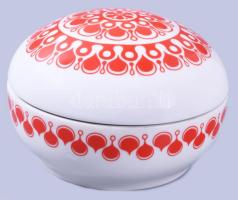 Alföldi porcelán bonbonniere. Matricás, jelzett, hibátlan 12 cm