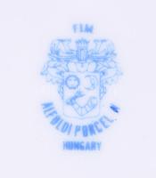 Alföldi porcelán bonbonniere. Matricás, jelzett, hibátlan 12 cm