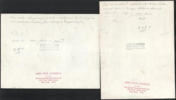 cca 1945 Budapest ostroma után készült felvételek, szétlőtt épületek és adományért sorba álló embere...