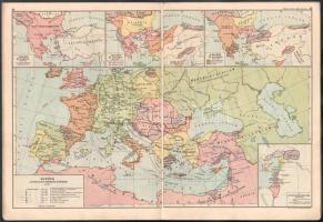 cca 1933 Barthos - Kurucz: Egyetemes történelmi atlasz. Bp., é.n., M. Kir. Honvéd Térképészeti Intéz...