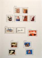 Norvégia főleg bélyegzett gyűjtemény 1856-2002 2 albumban, tokkal