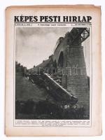 1929-1937 A Képes Pesti Hírlap 8 db száma, a címlapokon a biatorbágyi vasúti merénylet, Horthy Miklós, Hitler és Mussolini, stb. Vegyes állapotban.