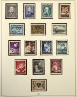 Ausztria 1950-1974 gyűjtemény falcmentes előnyomott SAFE albumban kék gyűrűs borítóval