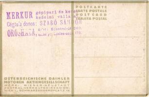 Austro Daimler, Oesterreichische Daimler Motoren Aktiengesellschaft / Austro Daimler reklámlap, auto...
