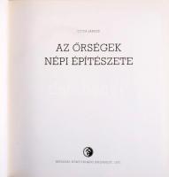 Tóth János: Az őrségek népi építészete. Bp., 1971, Műszaki. Kiadói egészvászon kötés, sérült papír v...