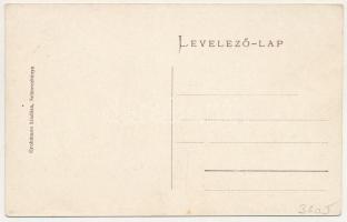 Vihnye, Vihnyefürdő, Kúpele Vyhne; park részlet. Grohmann kiadása (Selmecbánya) / spa park