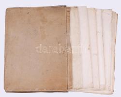 Balogh Pál: A népfajok Magyarországon c. munkájának térkép-mellékletei, 15 db (eredetileg 22 db), változó méretben és állapotban, kartontokban