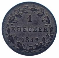 Német Államok 1848. 1kr billon T:AU German States 1848. 1 Kreuzer billon C:AU Krause KM#324
