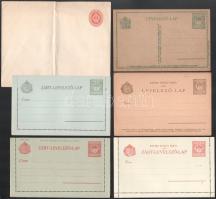 6 db régi használatlan díjjegyes