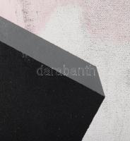 Koppány Attila (1947-): Alapkő, 2024. Akril, vászon. Jelzett a hátoldalán. 40x30 cm. Fakeretben