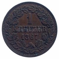 Német Államok / Baden 1867. 1kr Ag T:AU,XF German States / Baden 1867. 1 Kreuzer Ag C:AU,XF Krause KM#242