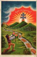 Győz az igazság! Önrendelkezési jogot követelünk a Felvidék őslakosságának. Kiadja a Felvidéki Egyetemi és Főiskolai Hallgatók Egyesülete / Hungarian irredenta propaganda, Justice for Hungary (EB)