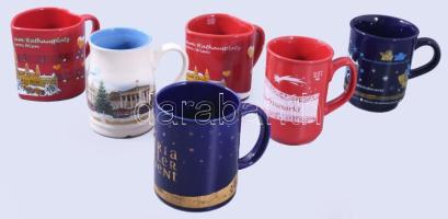 6 db klf karácsonyi bécsi mariazelli karácsonyi bögre.