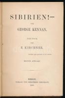 Kennan, George: Sibirien! Berlin, 1890, Siegfried Cronbach. Félvászon kötés, kopottas állapotban / half linen binding, little damaged condition