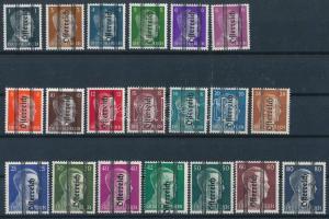 Ausztria 1945 Graz helyi kiadás sor Mi 674-692 (Mi EUR 170.-)