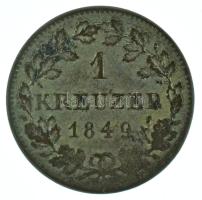 Német Államok / Bajorország 1849. 1kr Ag T:XF German States / Bavaria 1849. 1 Kreuzer Ag C:XF Krause KM#799