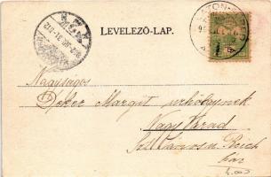 1902 Balatonfüred, Jókai villa. Kampmann H. kiadása (fl)