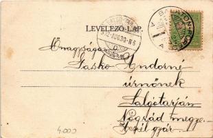 1902 Balatonfüred, Savanyú forrás. Kampmann H. kiadása (fl)