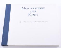 Meisterwerke der Kunst. 10 Jahre Museumsstiftung Baden-Württemberg. Stuttgart - Karlruhe, 1992, Staatliche Kunsthalle Karlsruhe. Német nyelven. Gazdag képanyaggal illusztrált. Kiadói haránt-alakú félvászon-kötés, kissé foltos borítóval.