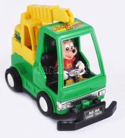 Japán Disney Mickey egeres játék autó daruval 15 cm