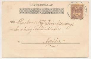 1900 Bucharest, Bukarest, Bucuresti, Bucuresci; view with pressed real flower. Kunstanstalt Kosmos 3...